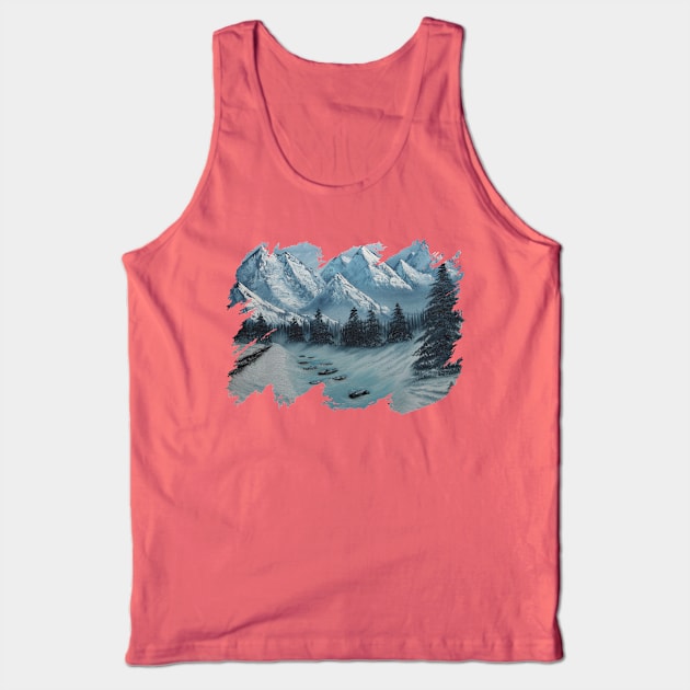 Winter In The Mountains Tank Top by ShiftyPumpkin